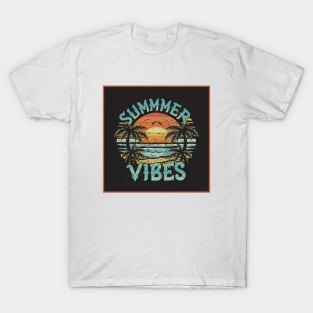 Summer vibes tropica beach T-Shirt